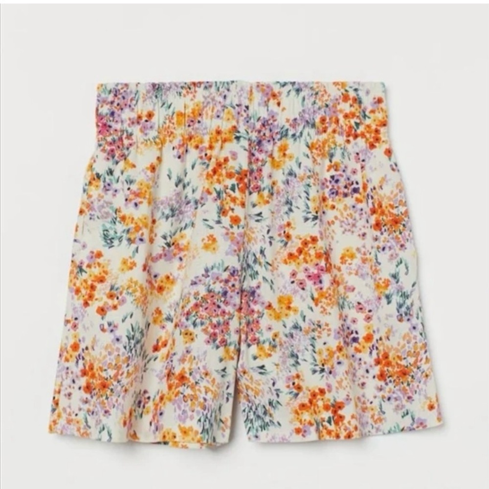 H&M Floral Print Women's Shorts and matching top